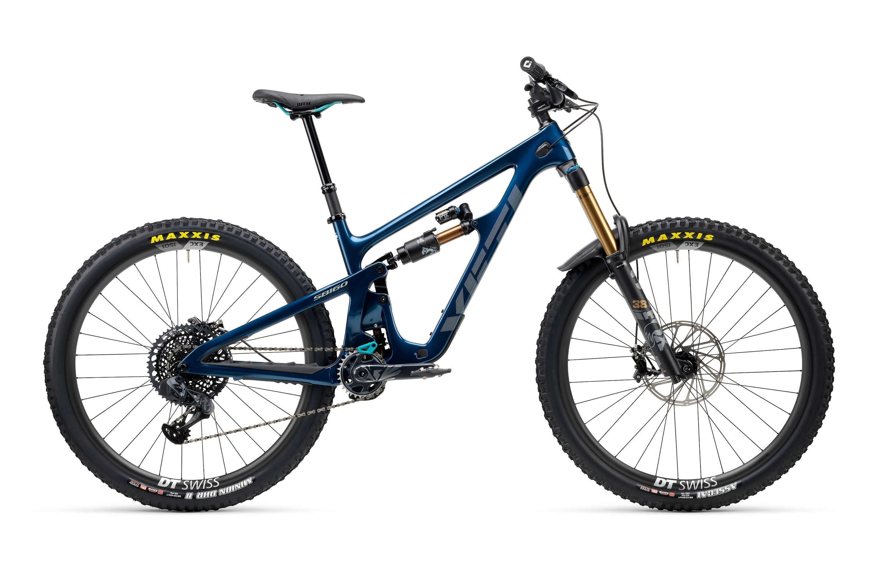 2023 Yeti SB160 Turq Series 29" Complete Mountain Bike - T3 Build, Medium, Cobalt