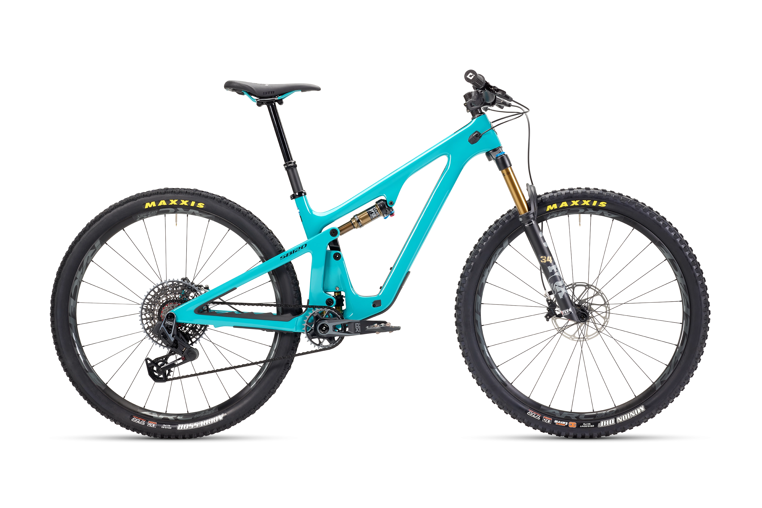 2025 Yeti SB120 Turq Series 29" Complete Mountain Bike - T3 X0 Transmission Build