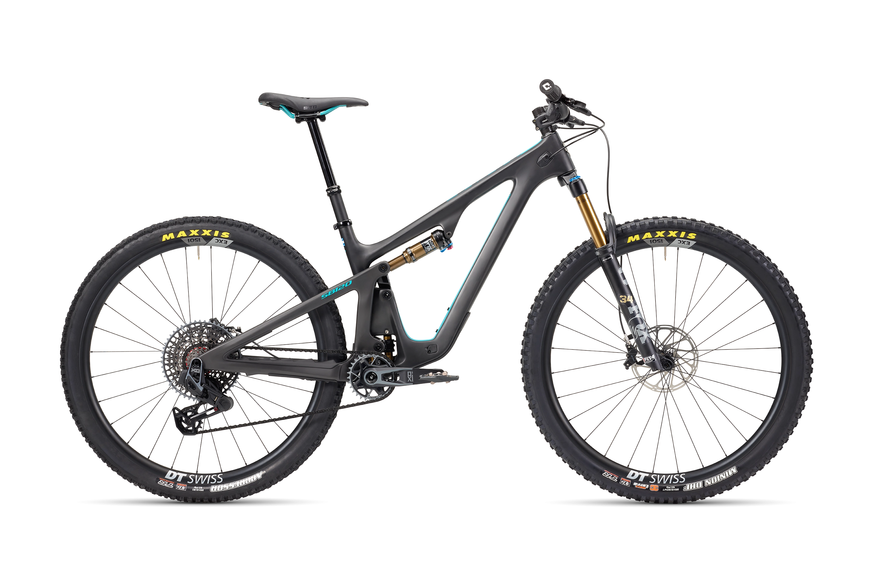 2025 Yeti SB120 Turq Series 29" Complete Mountain Bike - T3 X0 Transmission Build