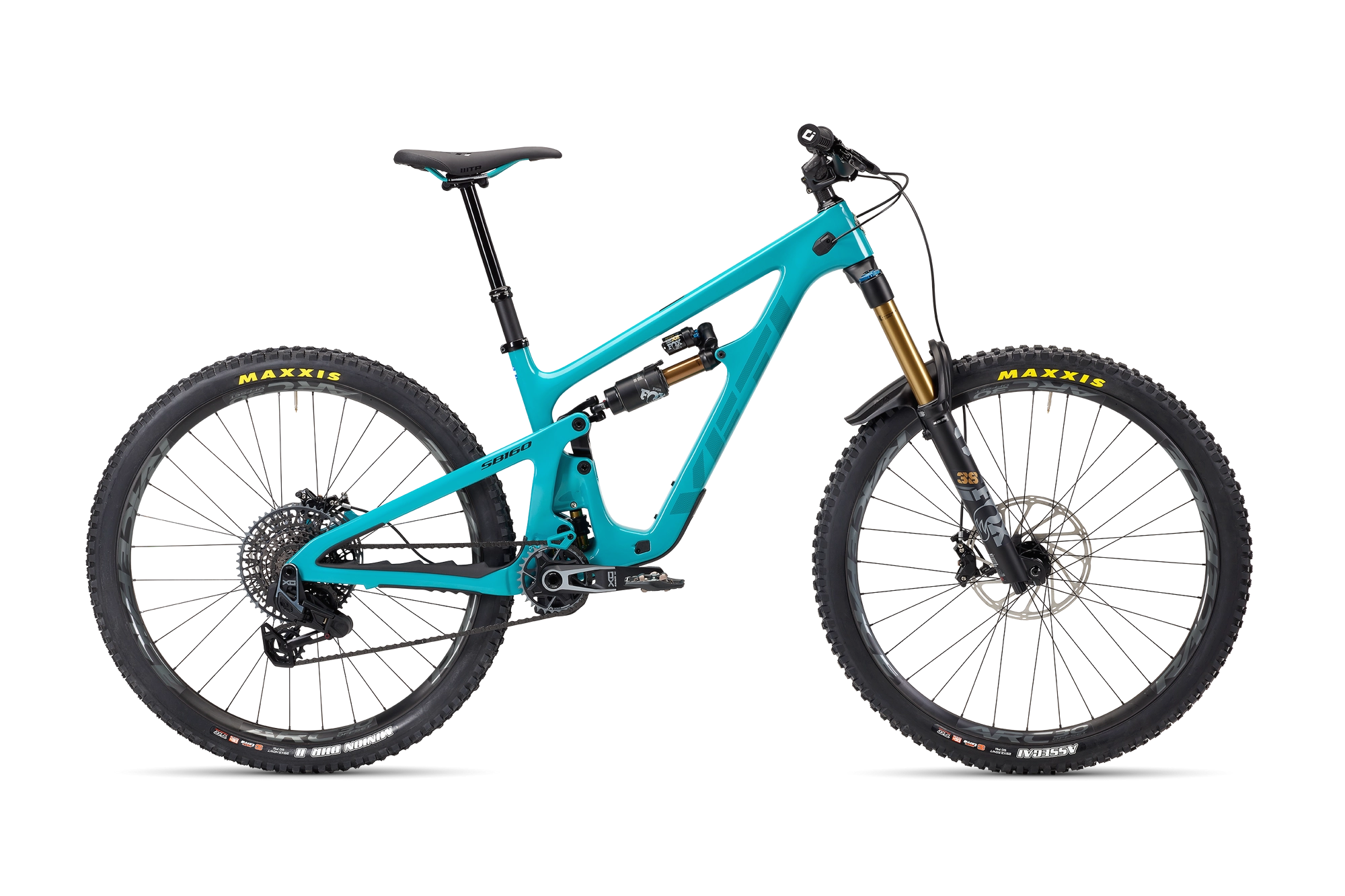 2025 Yeti SB160 Turq Series 29" Complete Mountain Bike - T3 X0 Transmission