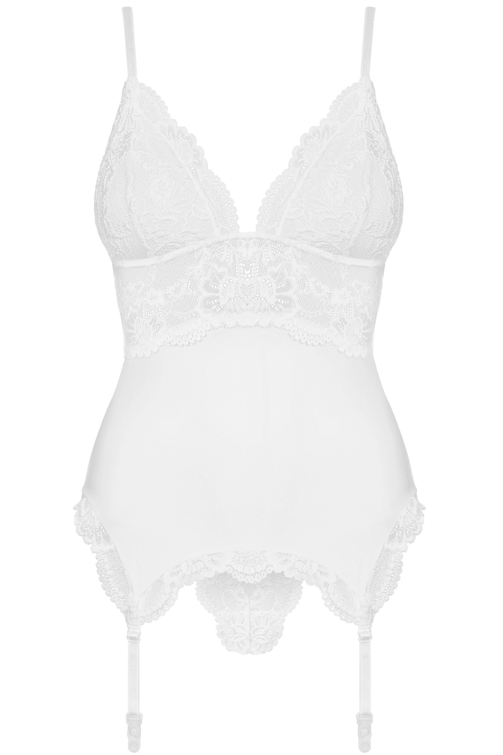 810 Corset & Thong White