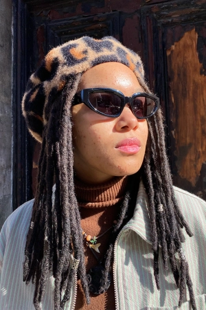 A Kjaerbede Ella Black Sunglasses