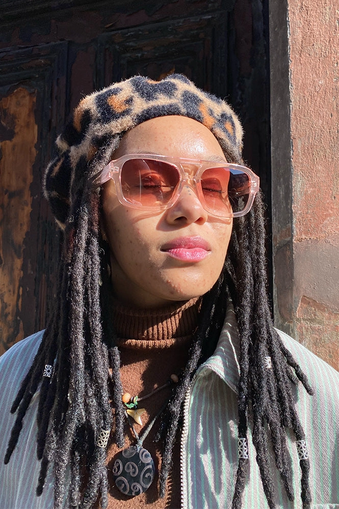 A Kjaerbede Kaya Galactic Pink Sunglasses