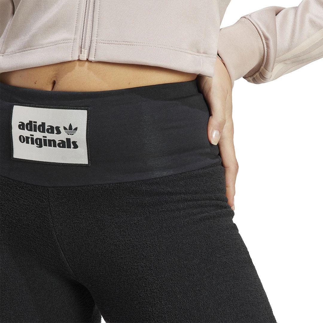 adidas - Women's High-Waist Towel Bike Shorts (IC8529)