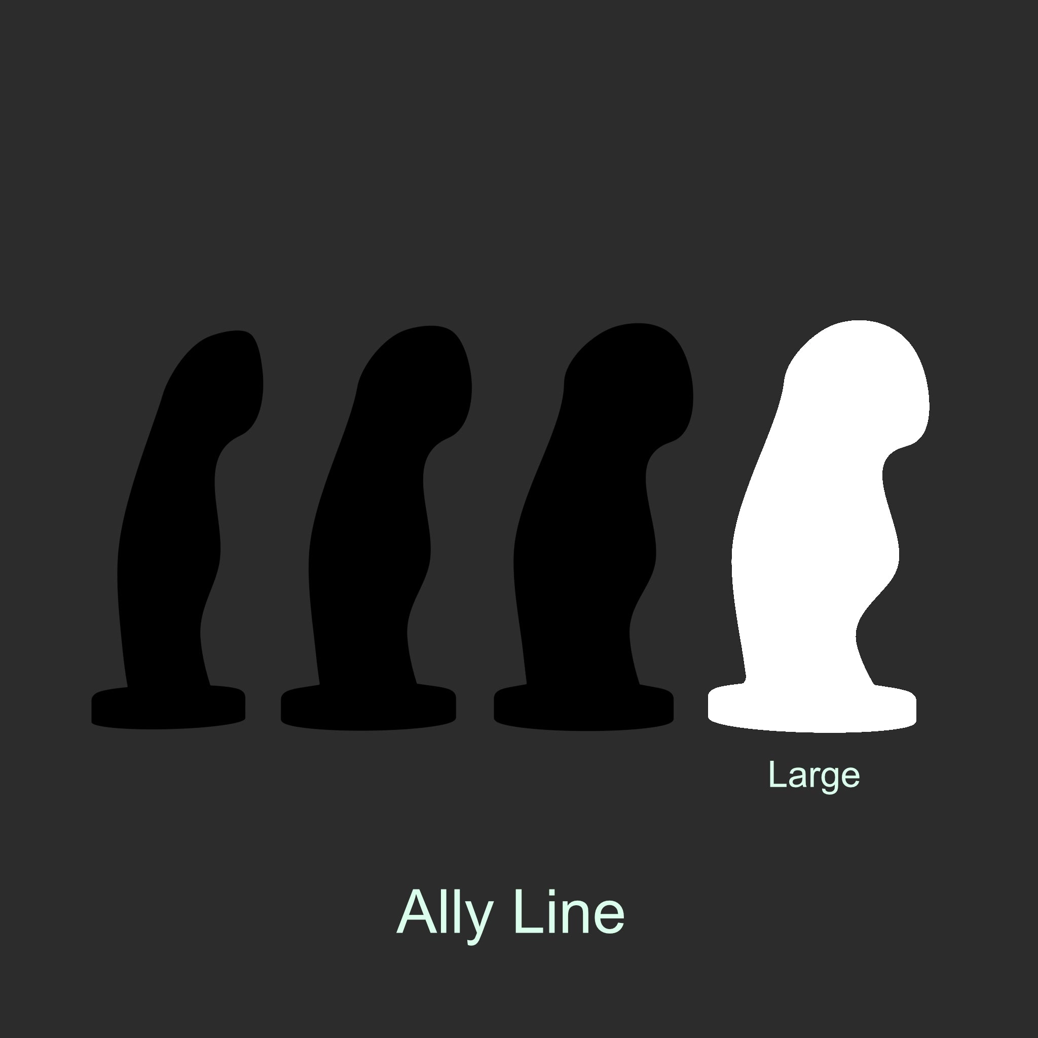 Ally Large - Rainbow Pride Fade - Extra Soft - Single Density - Ready to Ship