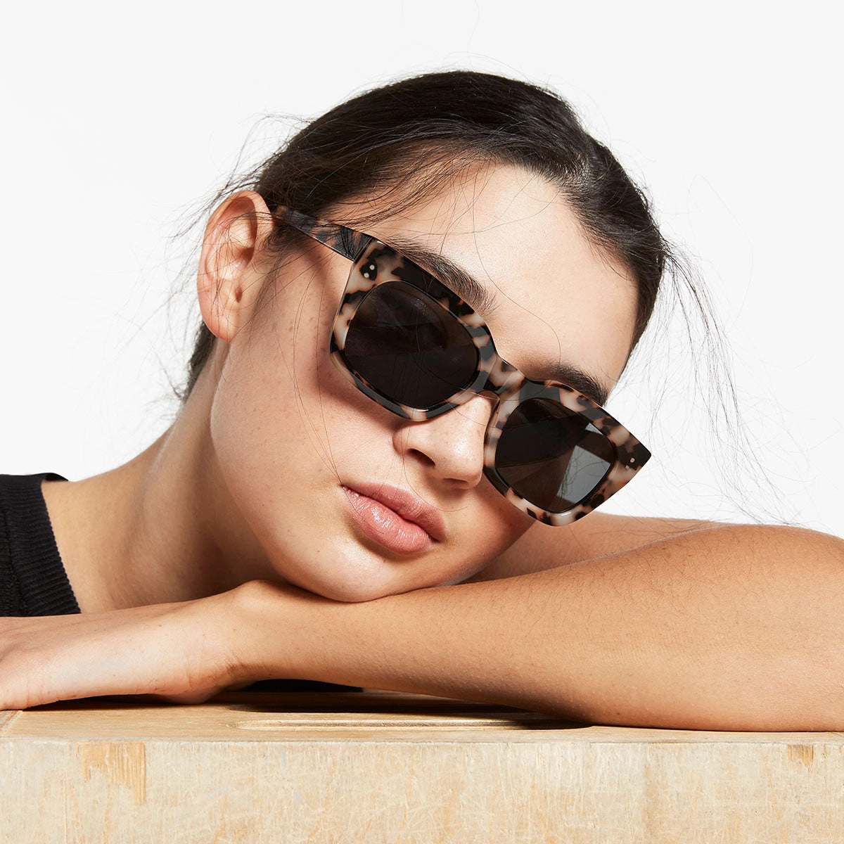 Antagonist Sunglasses - White Tort