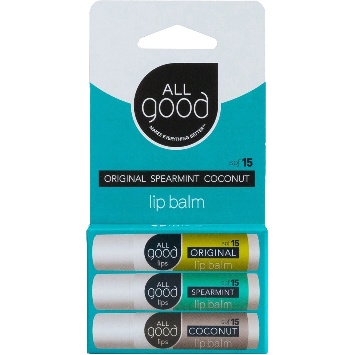 Assorted SPF 15 Lip Balms (3-Pack)