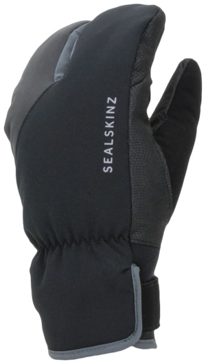 Barwick Xtreme Split Finger Gloves - Black/Gray Full Finger Large