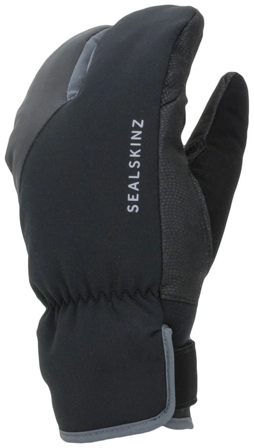 Barwick Xtreme Split Finger Gloves - Black/Gray Full Finger Large
