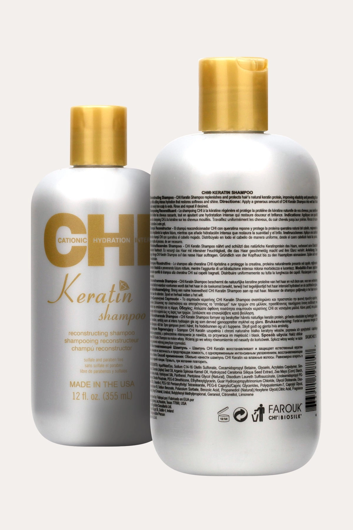 CHI KERATIN SHAMPOO 12oz