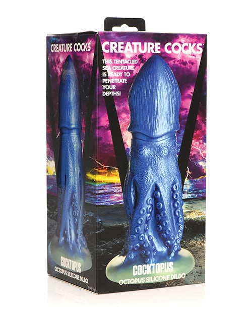 Creature Cocks Fantasy Cocktopus Octopus 8.4 × 2.7 Inch Girthy  Silicone Dildo