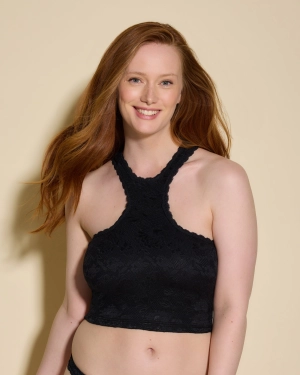 Curvy Halter Cropped Cami