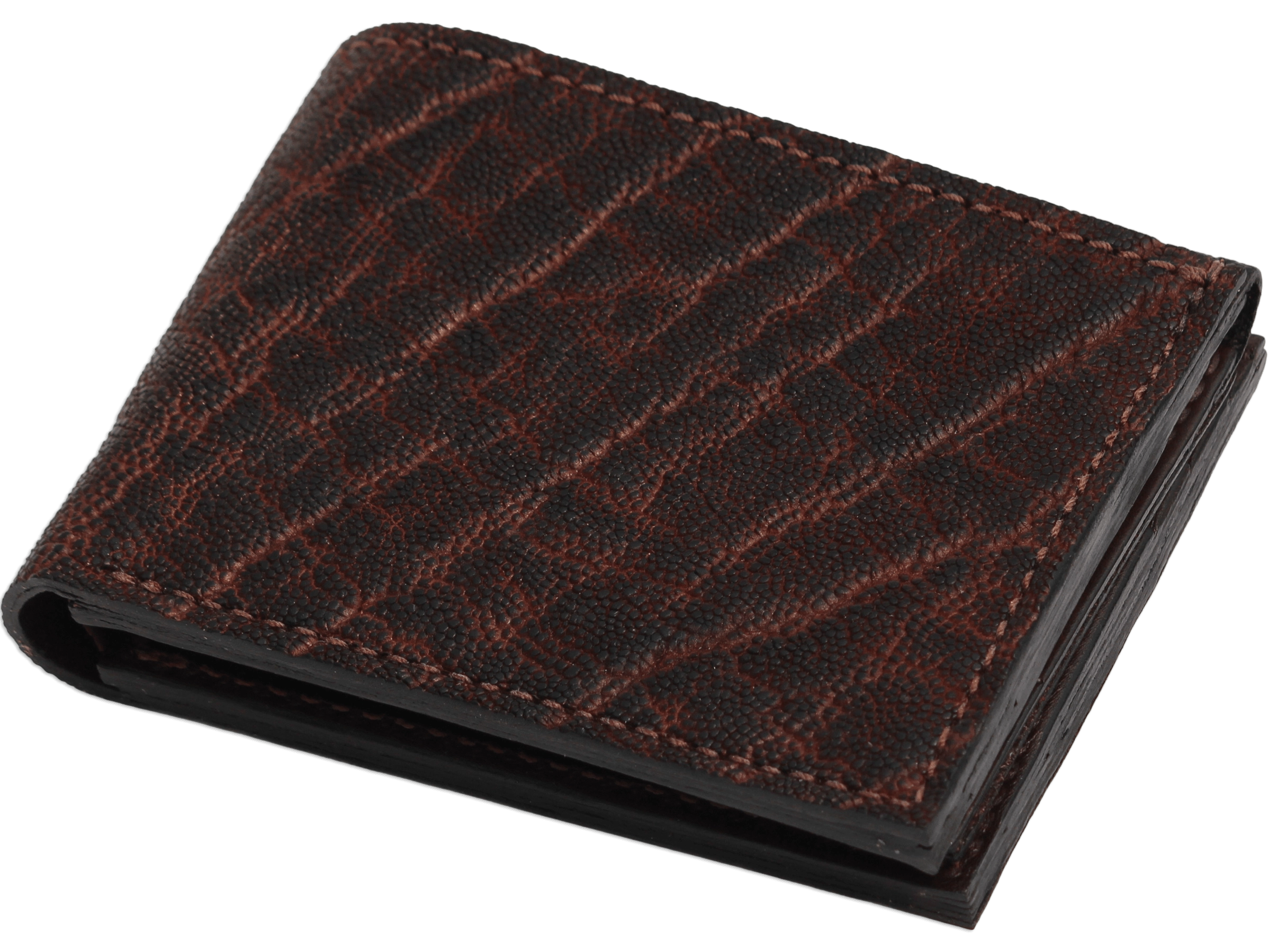 Dragon Fire Elephant Luxury Designer Exotic Bifold Wallet With Flip Up ID Window