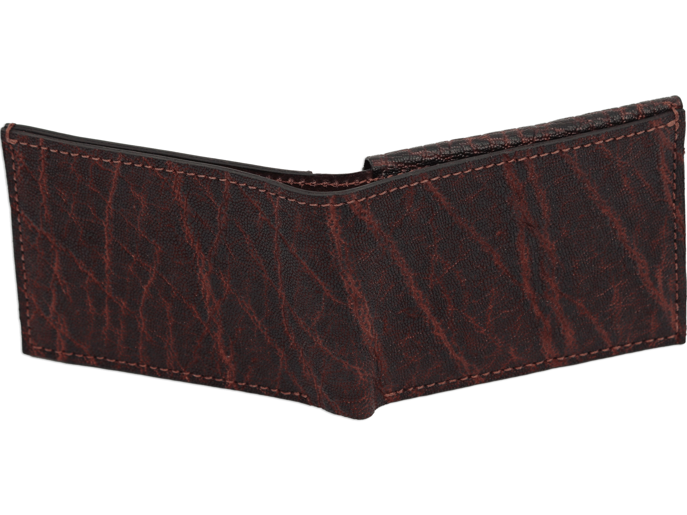Dragon Fire Elephant Luxury Designer Exotic Bifold Wallet With Flip Up ID Window