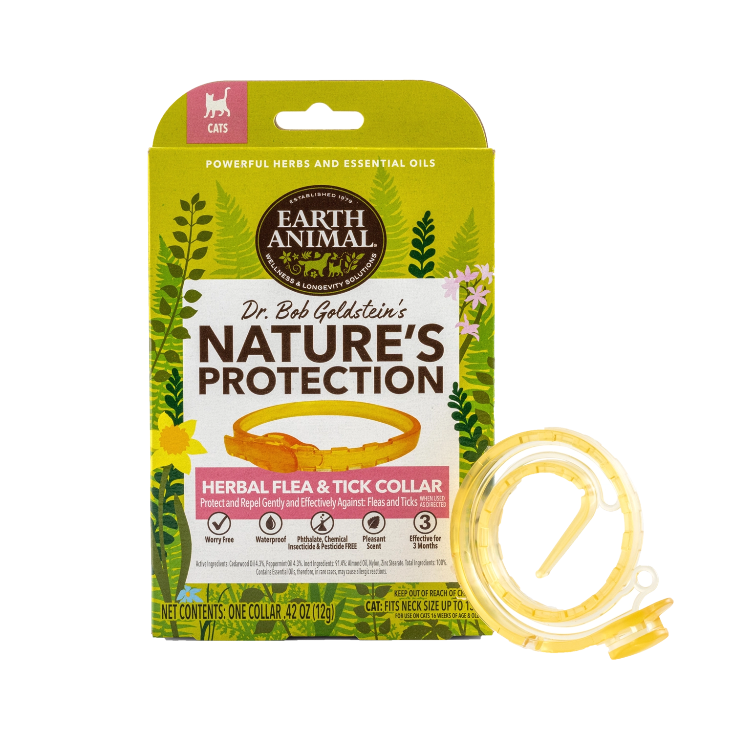 Earth Animal Nature's Protection™ Flea & Tick Herbal Collar for Cats