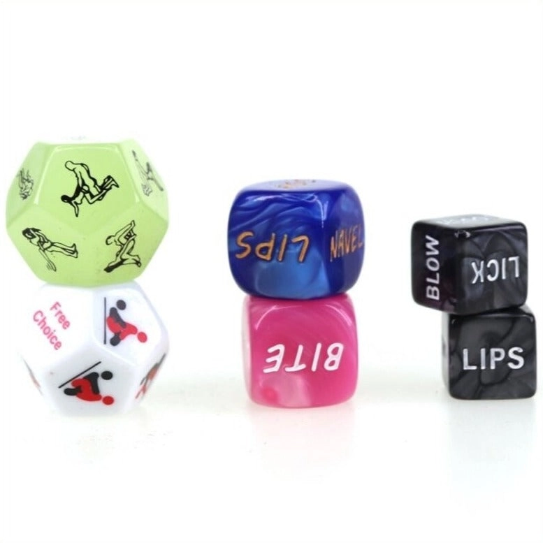 Erotic Games 6 Piece Sex Dice For Couples