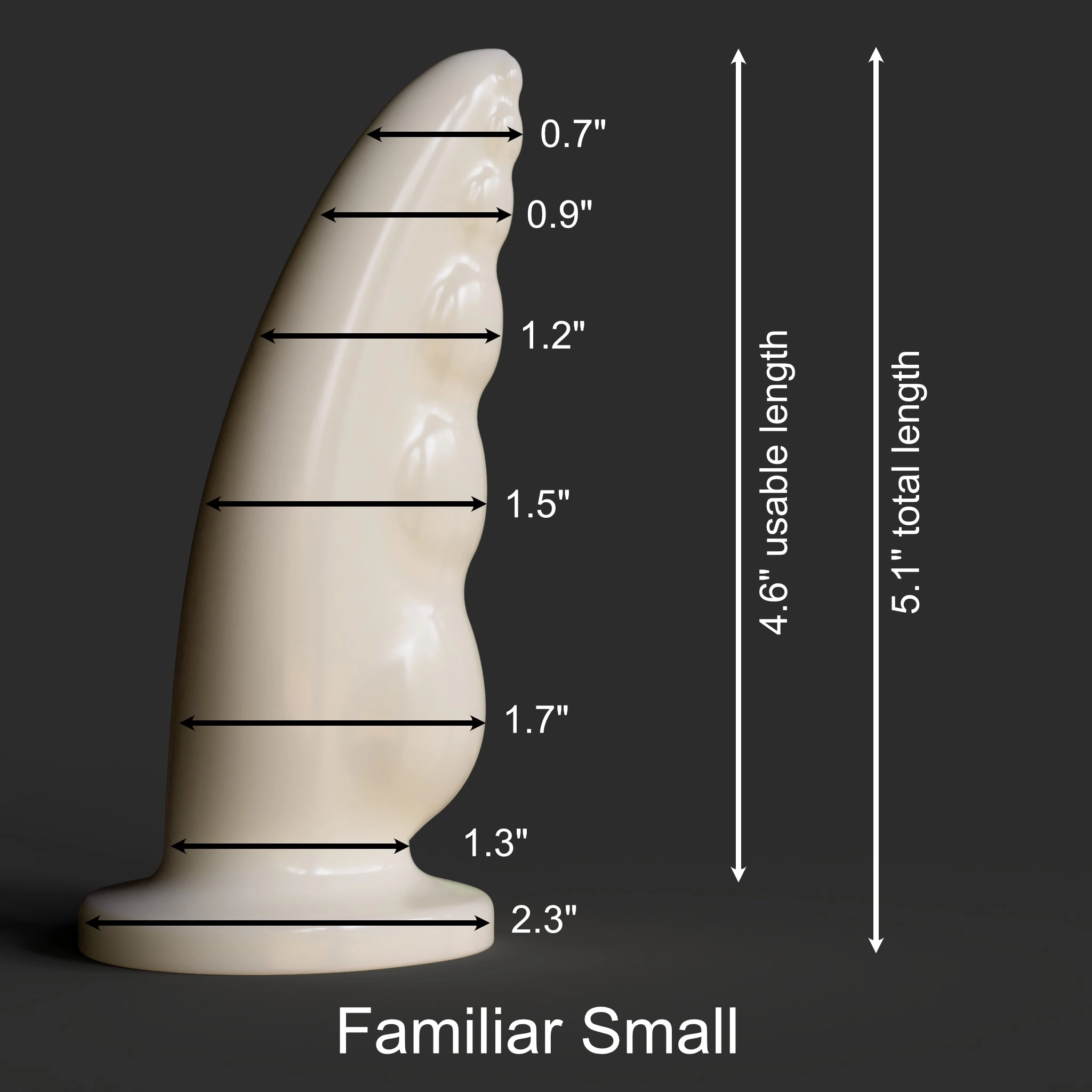 Familiar Small - Trans Pride Fade - Medium Firm - Ready to Ship
