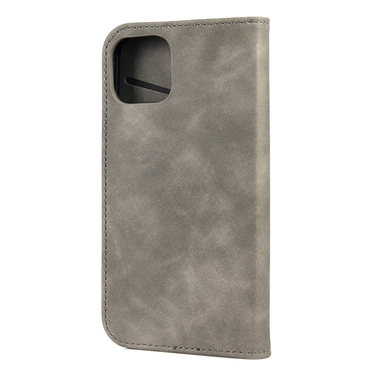 For iPhone 11 Skin Feel Splicing Leather Phone Case