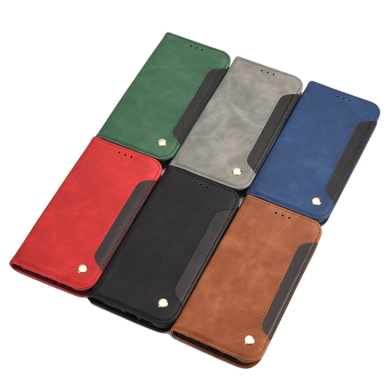 For iPhone 11 Skin Feel Splicing Leather Phone Case