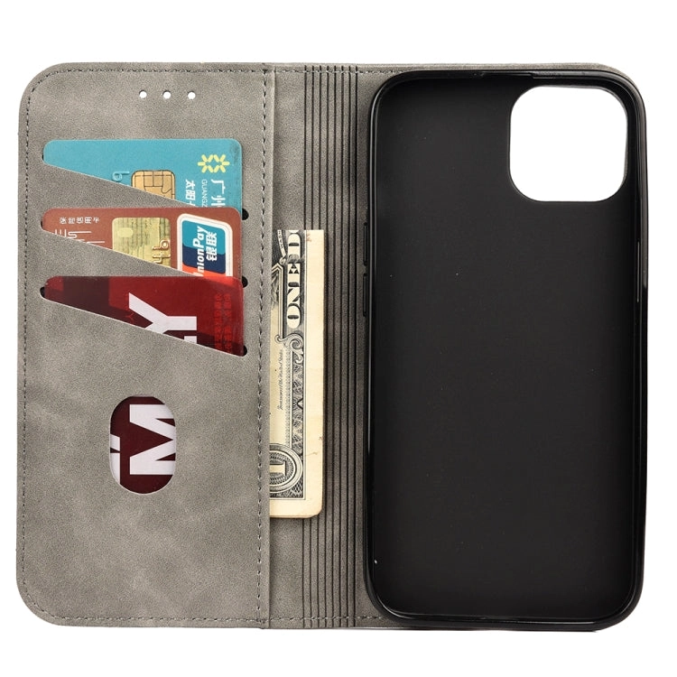 For iPhone 11 Skin Feel Splicing Leather Phone Case