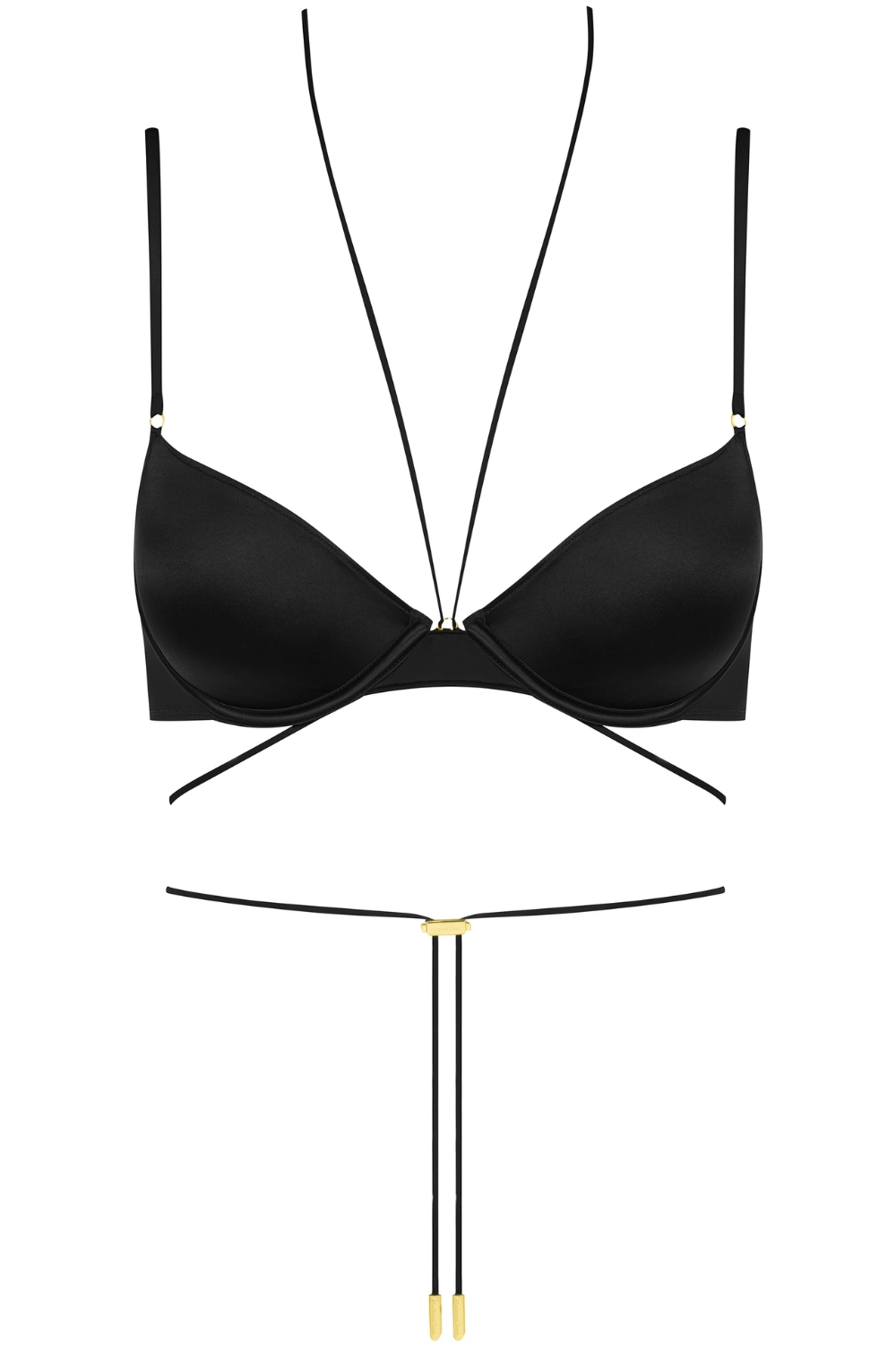 French Kiss Balconette Bra Black