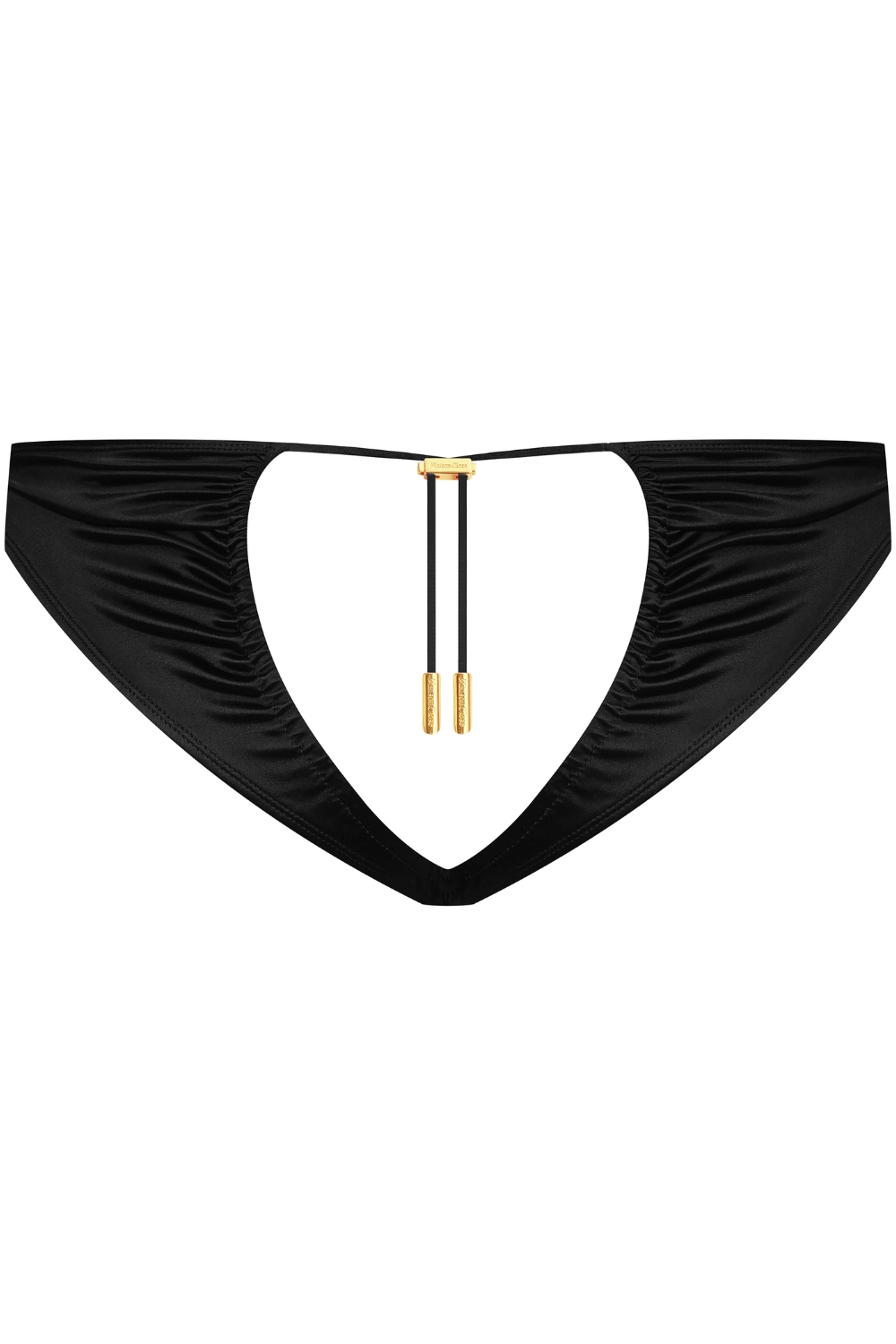 French Kiss Open Back Brief in Black