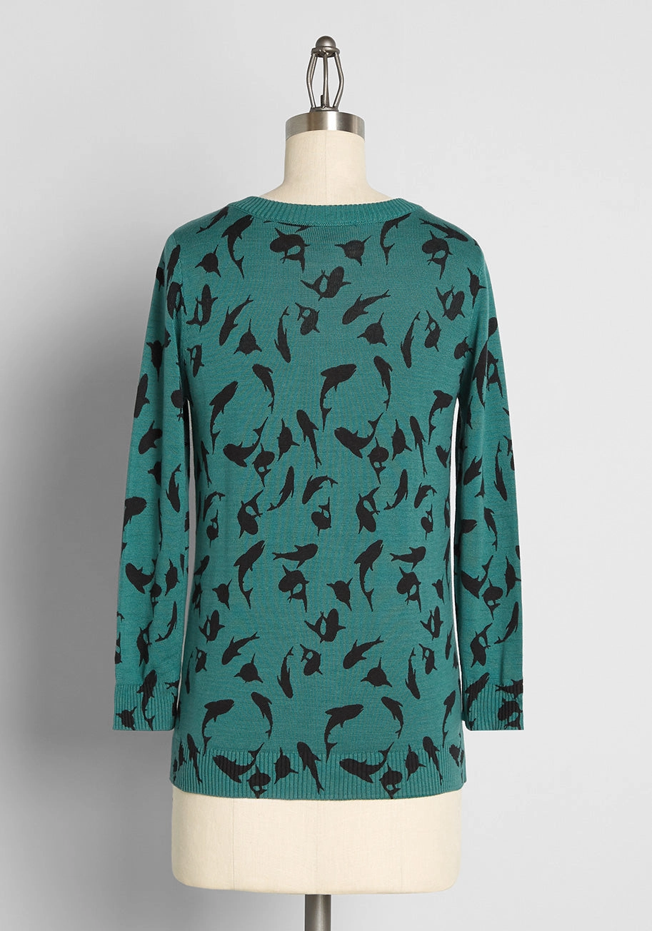 I'm Being Totally Sharkastic Cardigan