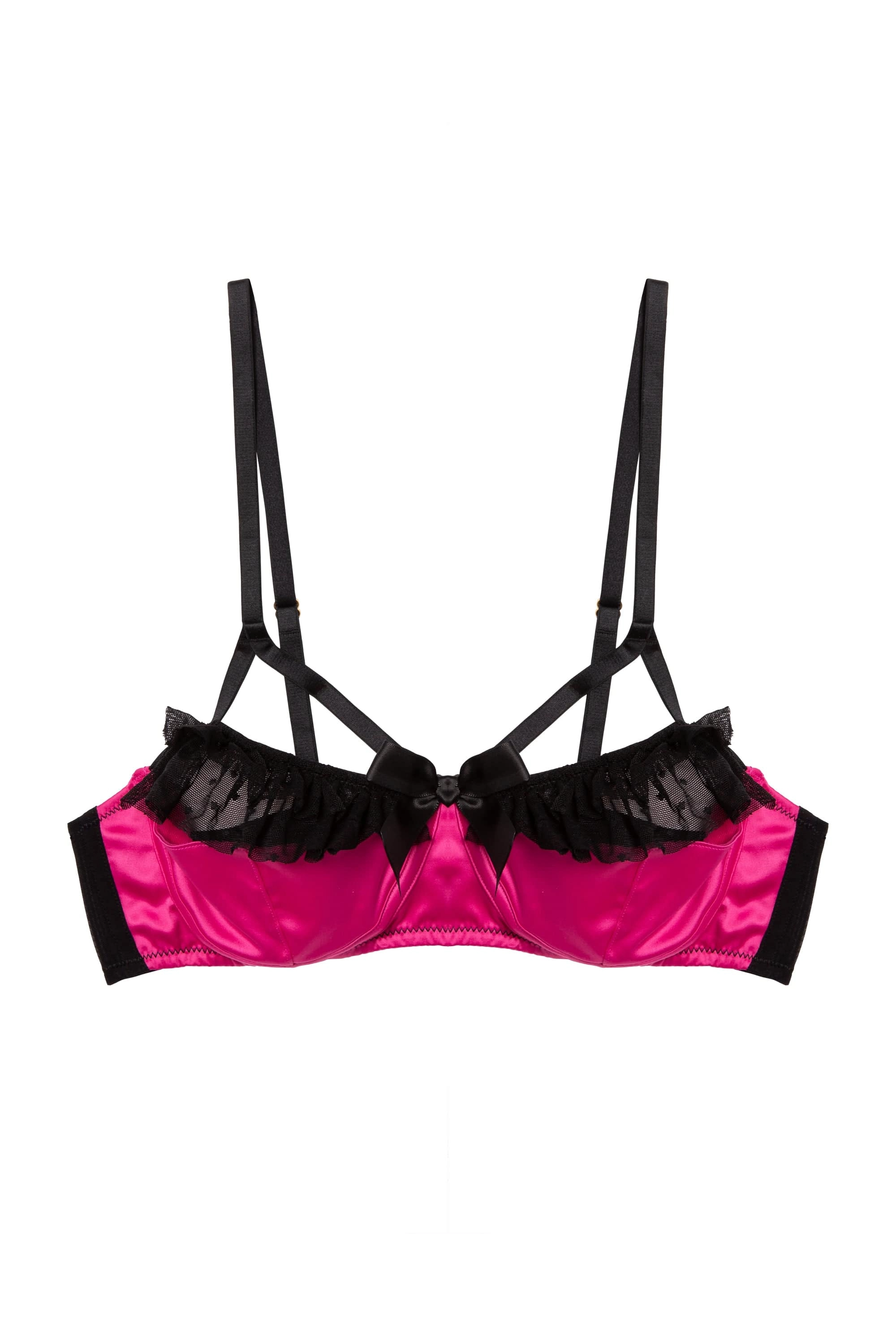 Inga Pink Ruffle Balconette Bra