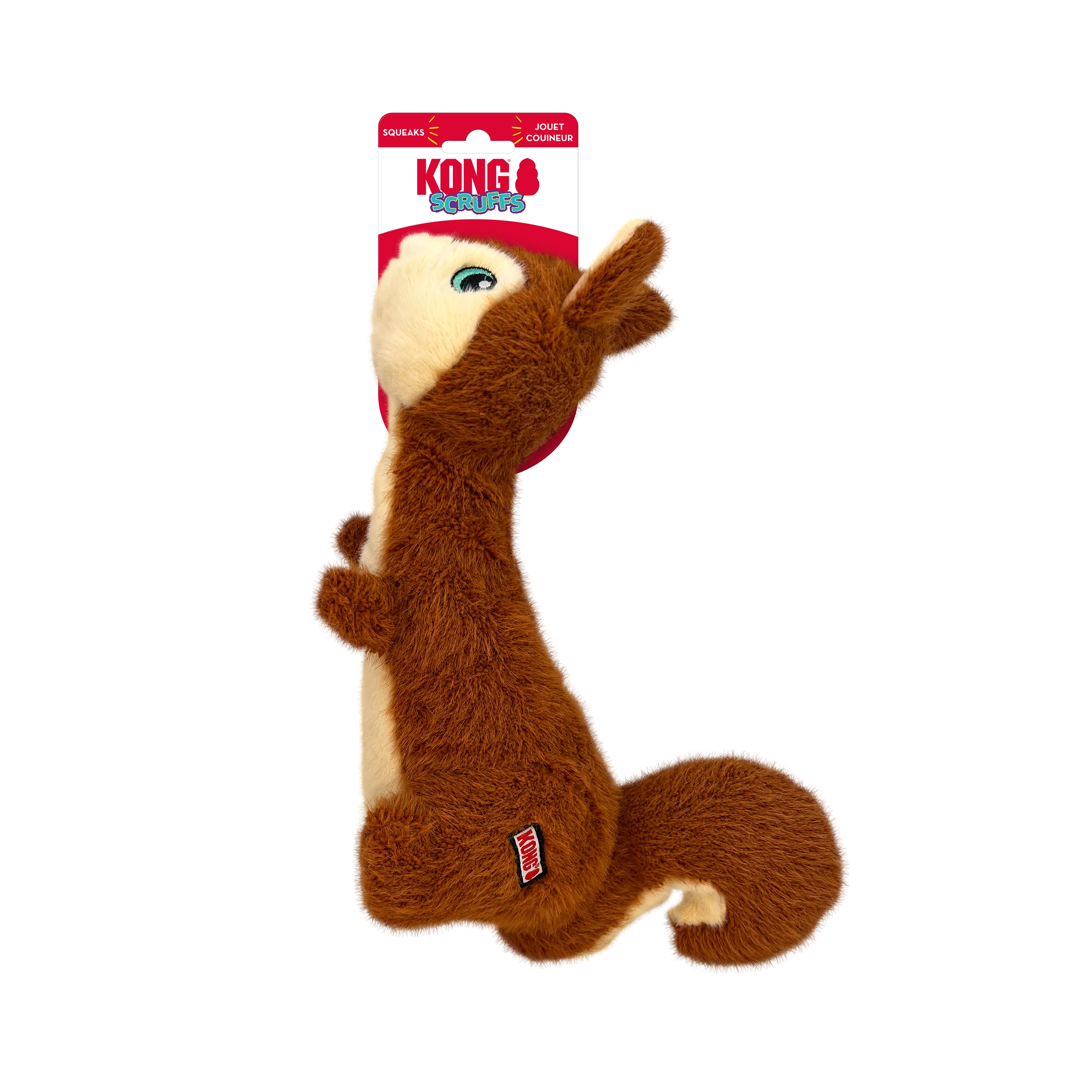 KONG Scruffs Squirrel Dog Toy