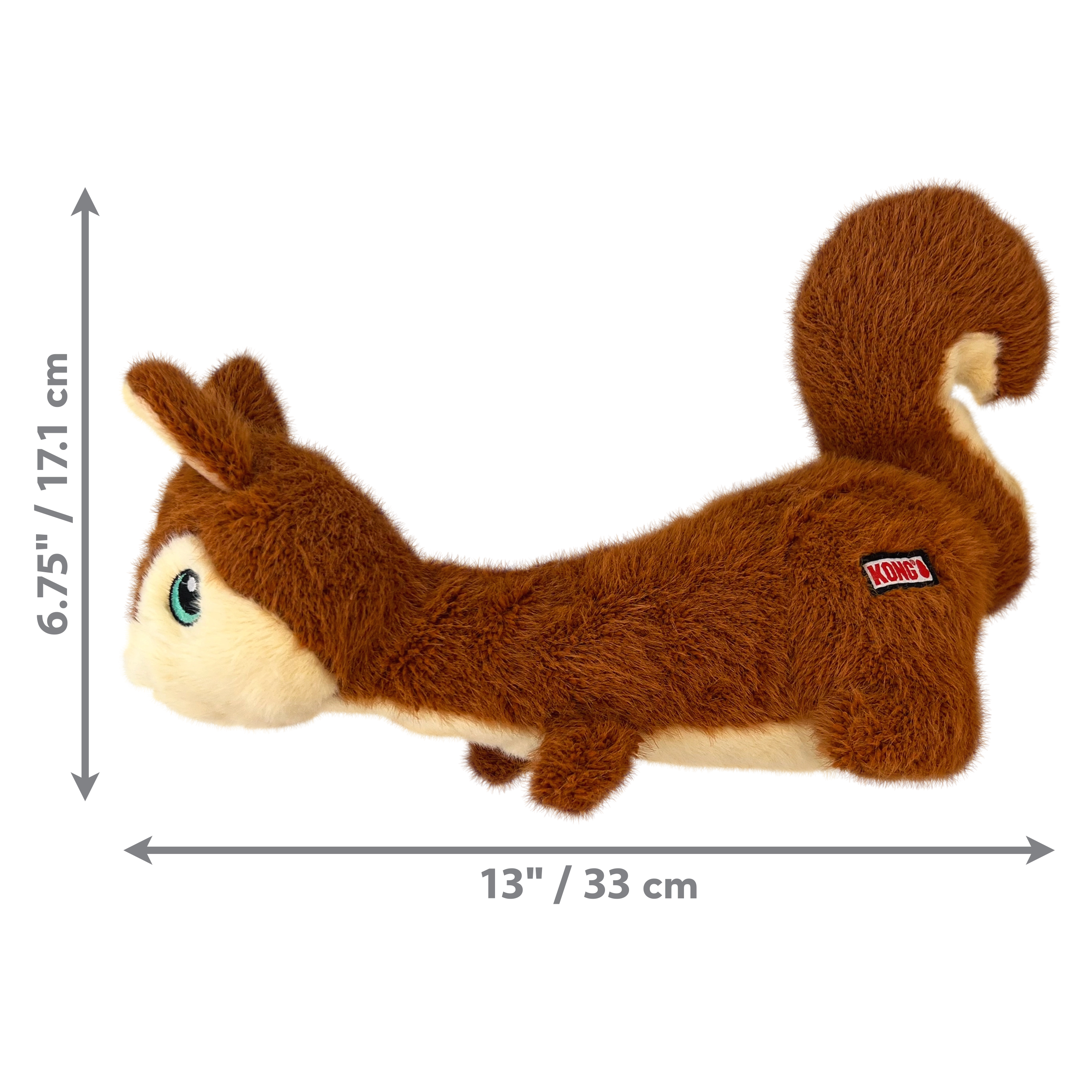 KONG Scruffs Squirrel Dog Toy