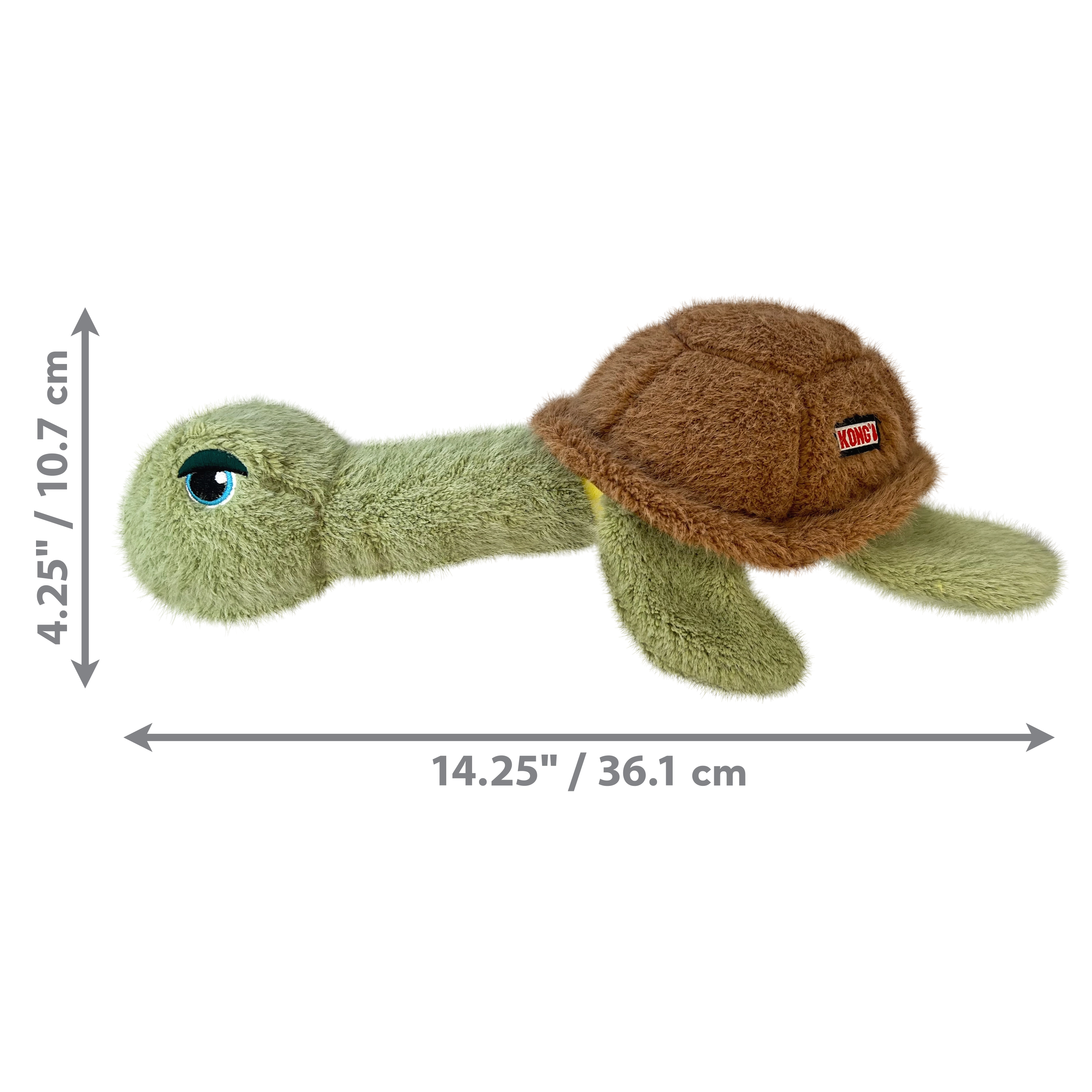 KONG Scruffs Turtle Dog Toy