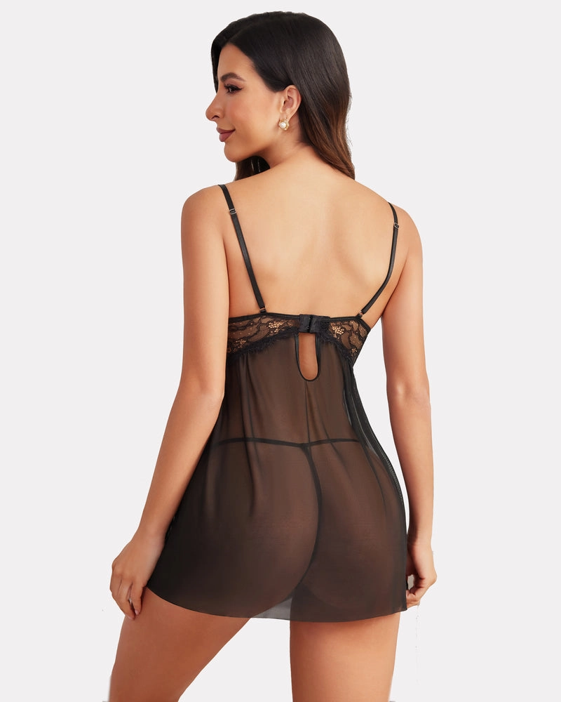 Lace Dress V Neck Nightie