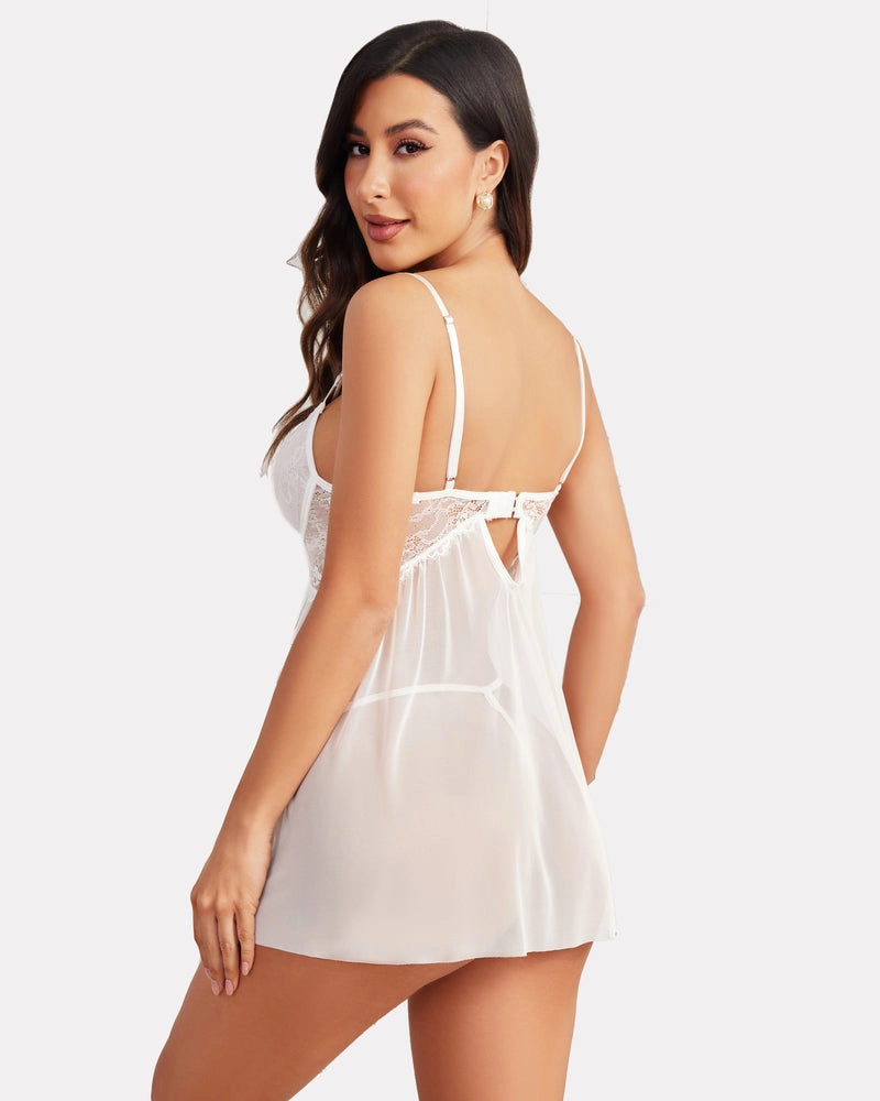 Lace Dress V Neck Nightie