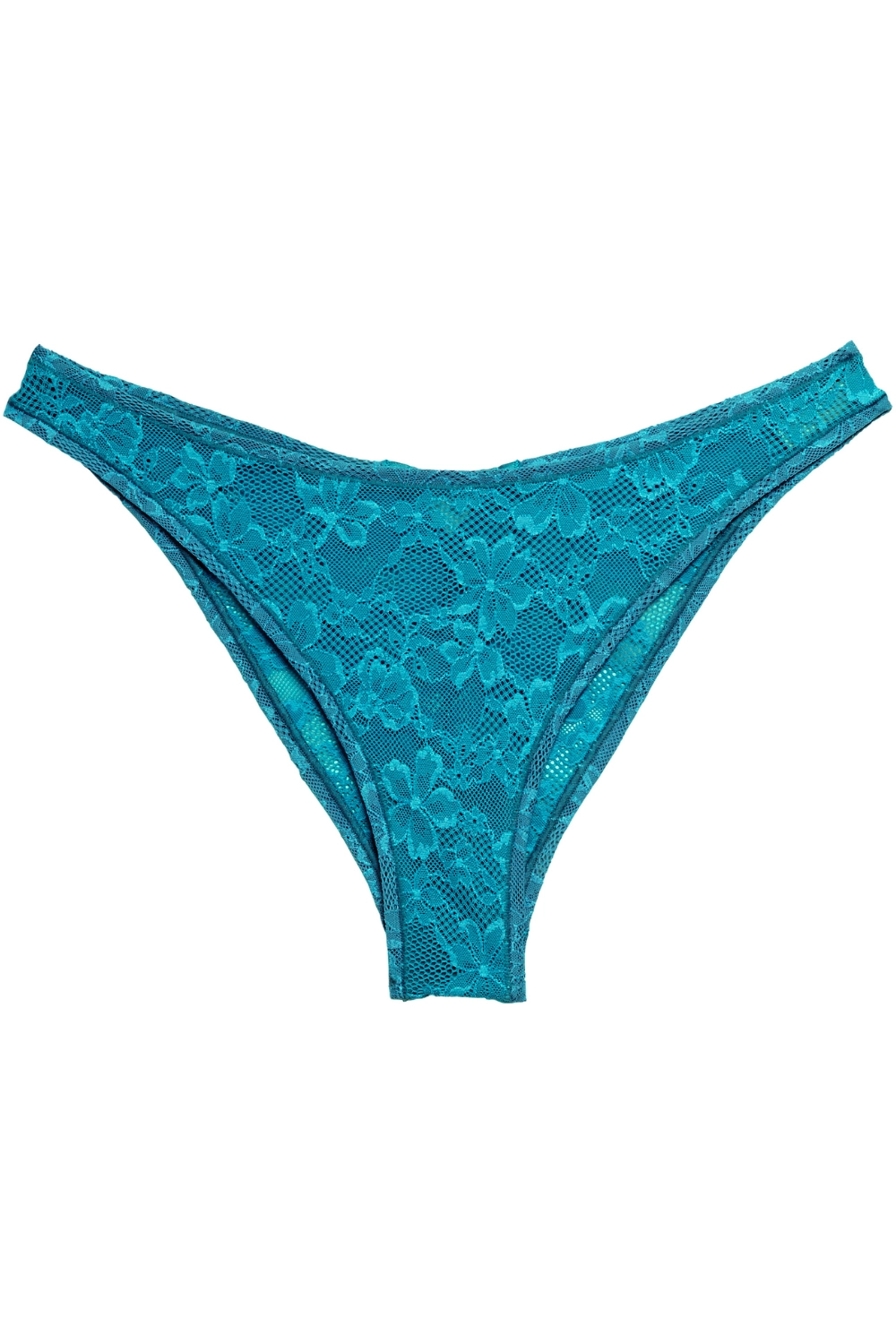 Le Stretch Lace Cheeky Brief Aquamarine