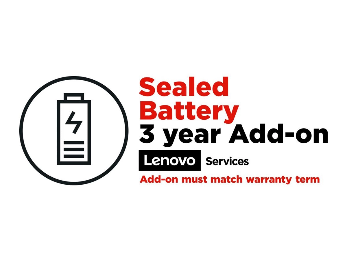 Lenovo Sealed Battery Add On - Battery replacement - 3 years - for K14 Gen 1; ThinkBook 14 G5 IRL; 14 G6 ABP; 16 G6 ABP; ThinkCentre 5WS0L01988