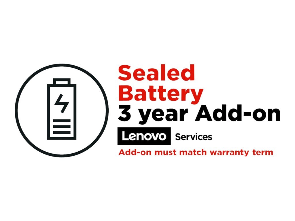 Lenovo Sealed Battery - Battery replacement - 3 years 5WS0T25857