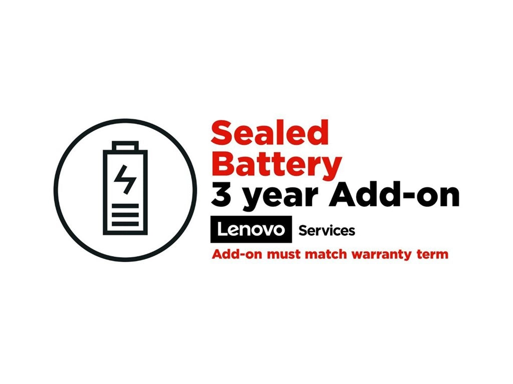 Lenovo Sealed Battery - Battery replacement - 3 years (School Year Term) - for 13w Yoga 82S1, 82S2 5WS1H95245