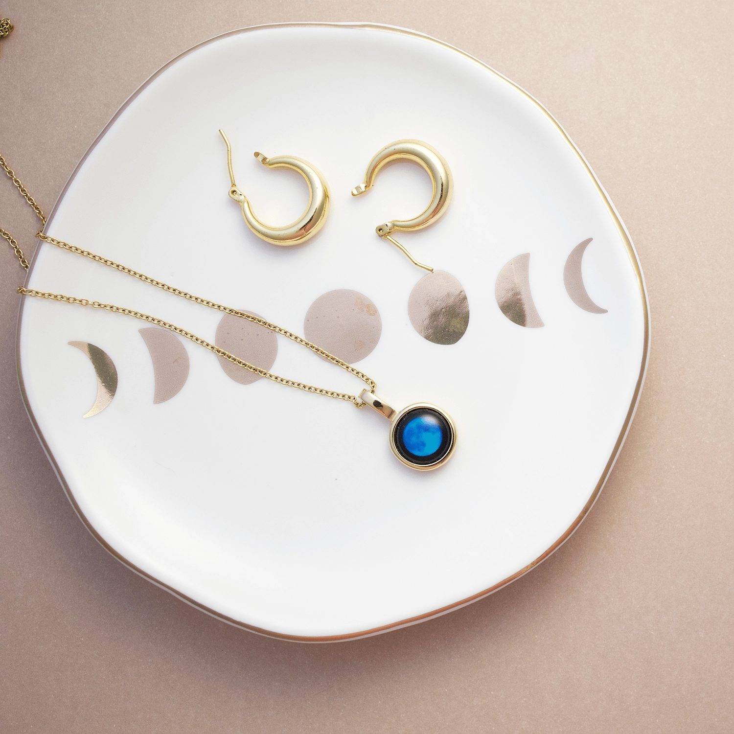 Lunar Elegance Ring Dish - Gift