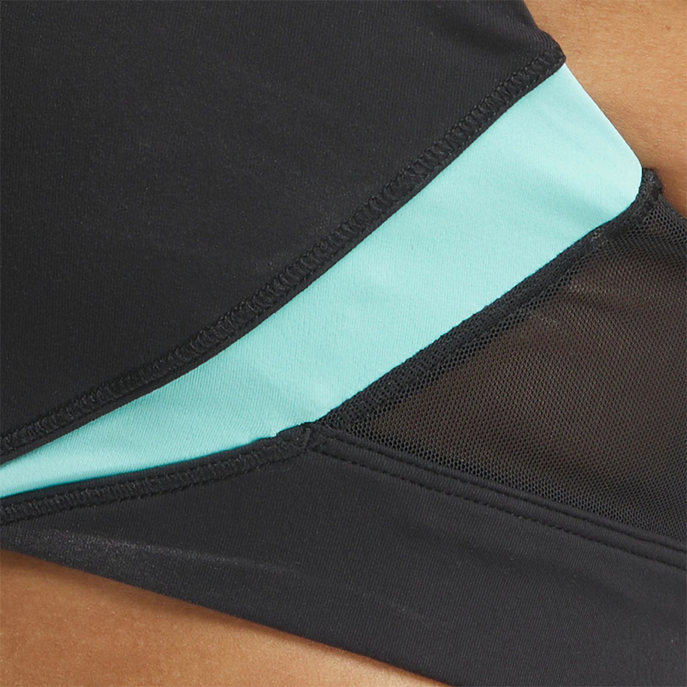 Lux Racer Bra - Cb Black/Aqua
