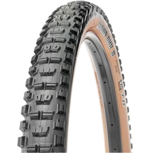 Maxxis Minion DHR II Tire 29 x 2.4, Tubeless, Folding, Black/Dark Tan, Dual, EXO, Wide Trail, Mountain Bike Tire