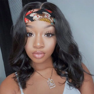 Mid Part Loose Wave Headband Wig | Classic Virgin Human Hair Wig - US ONLY