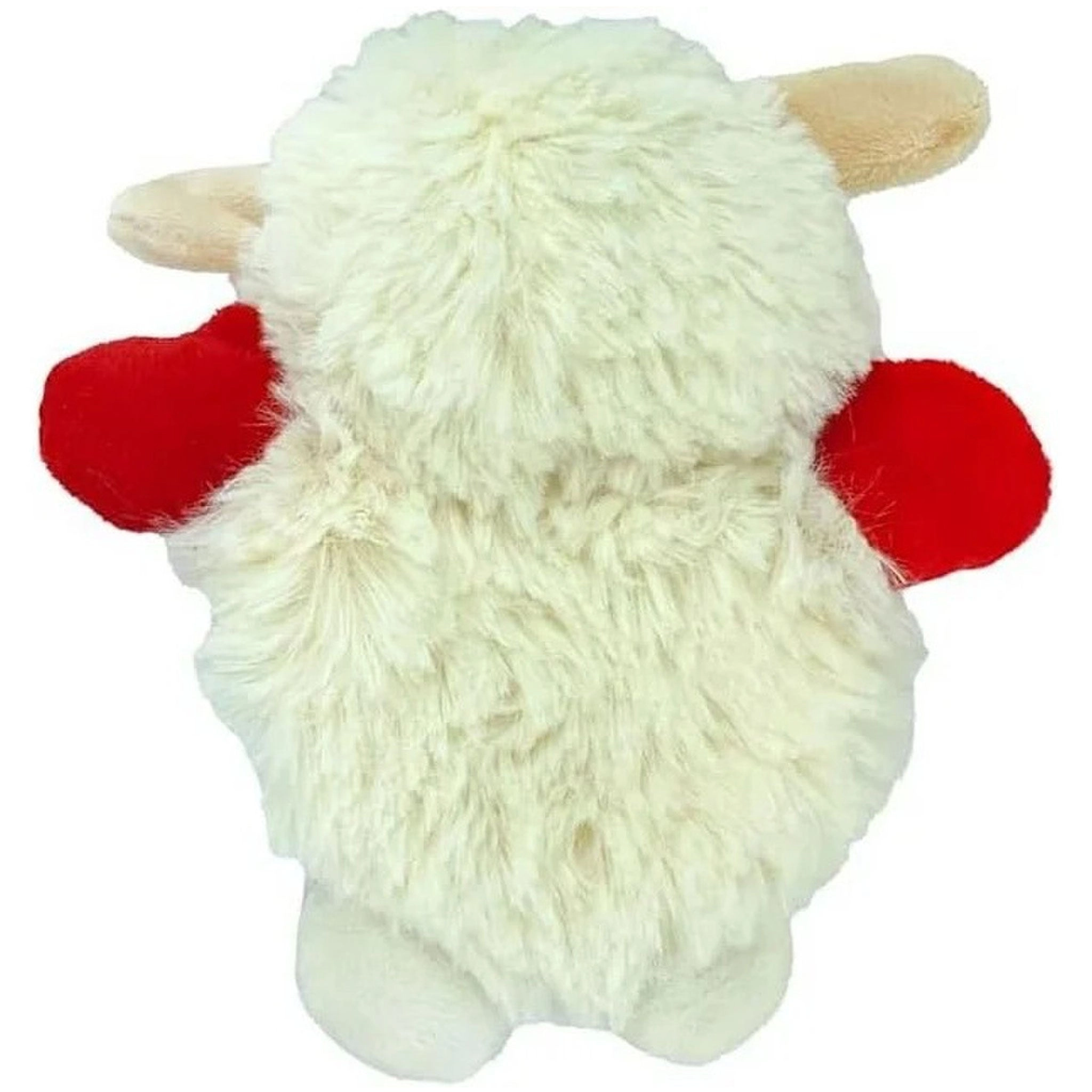 Multipet Lamb Chop Crinkle Plush Multi Dog Toys