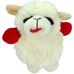 Multipet Lamb Chop Crinkle Plush Multi Dog Toys