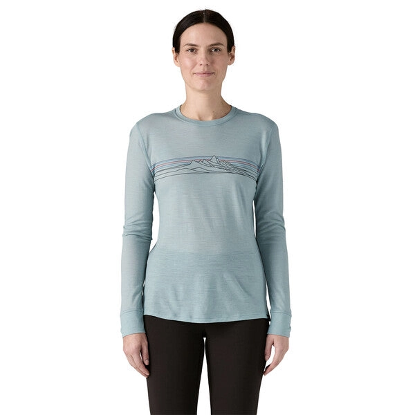 Patagonia Women's Long Sleeve Capilene Cool Merino Blend Graphic Shirt