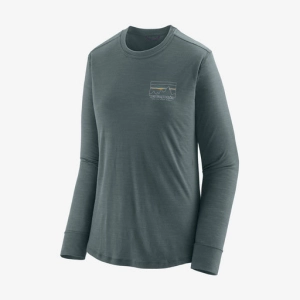 Patagonia Women's Long-Sleeved Capilene Cool Merino Graphic Shirt, Sale