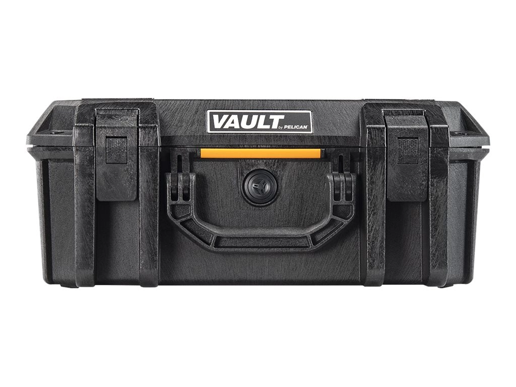 Pelican Vault V300 Large - Weapon case - rugged - stainless steel, ABS plastic, polyethylene, polymer - black VCV300-0020-BLK