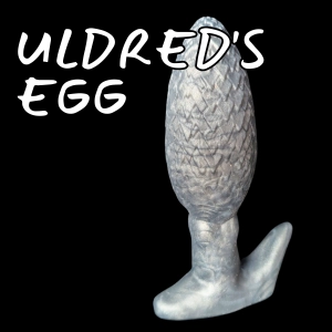 Premade FLOP Smal Uldred's Egg - Solid Coal Black - Extra Firm Firmness