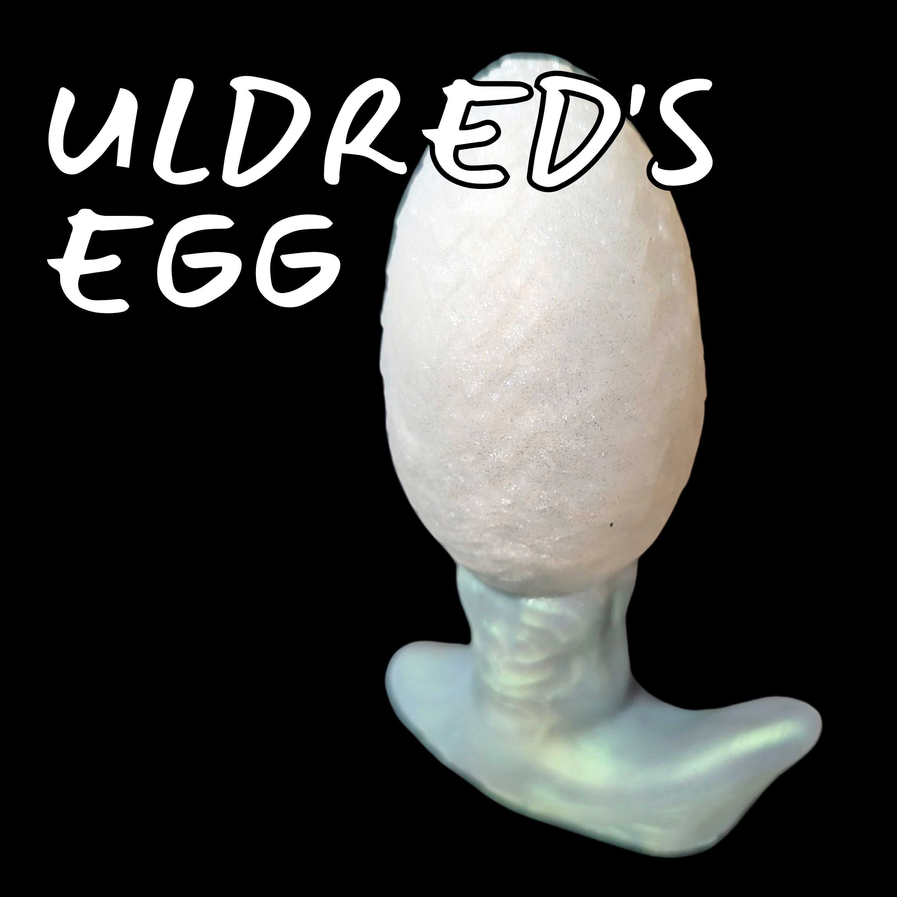 Premade Medium Uldred's Egg - Split White and Gray Green - Classic Firmness