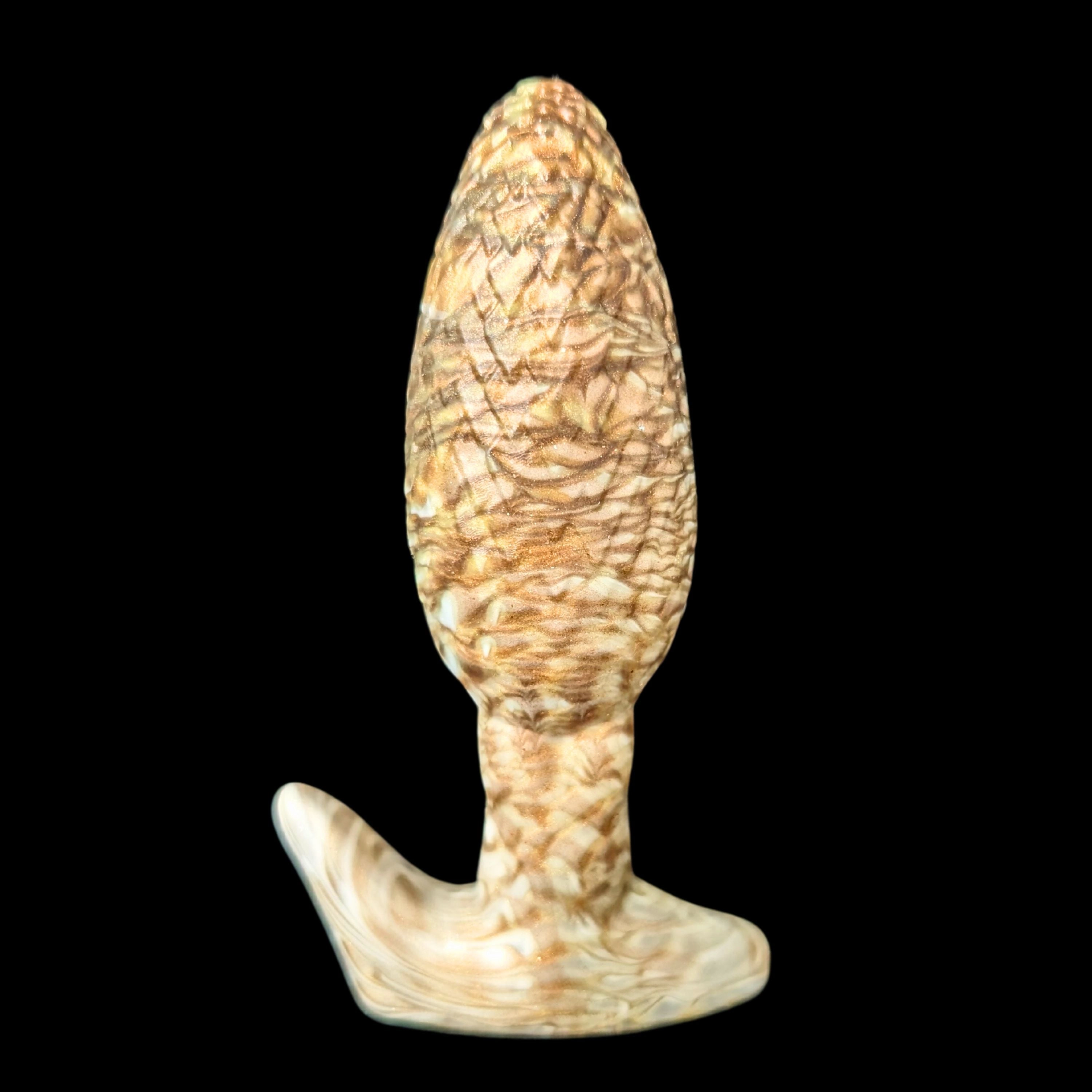 Premade Small Uldred's Egg - Marble Brown, Yellow, White - Classic Firmness
