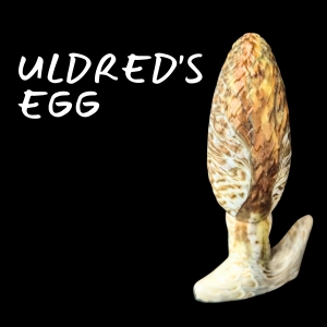 Premade Small Uldred's Egg - Marble Brown, Yellow, White - Classic Firmness